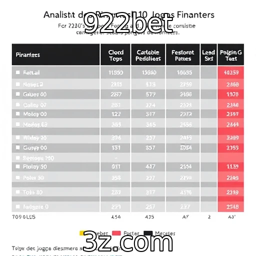 922bet : Análise de desempenho financeiro de provedores de jogos